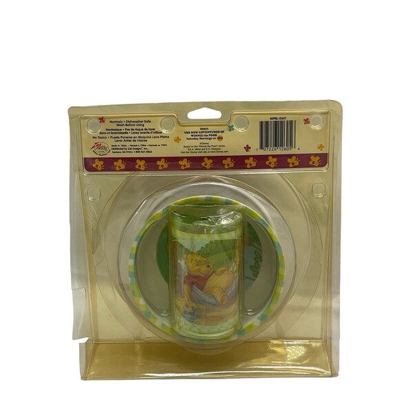 Zak Designs Disney's Winnie the Pooh 3 Piece Dinnerware Set Plate/Bowl/Tumbler - Picture 2 of 15